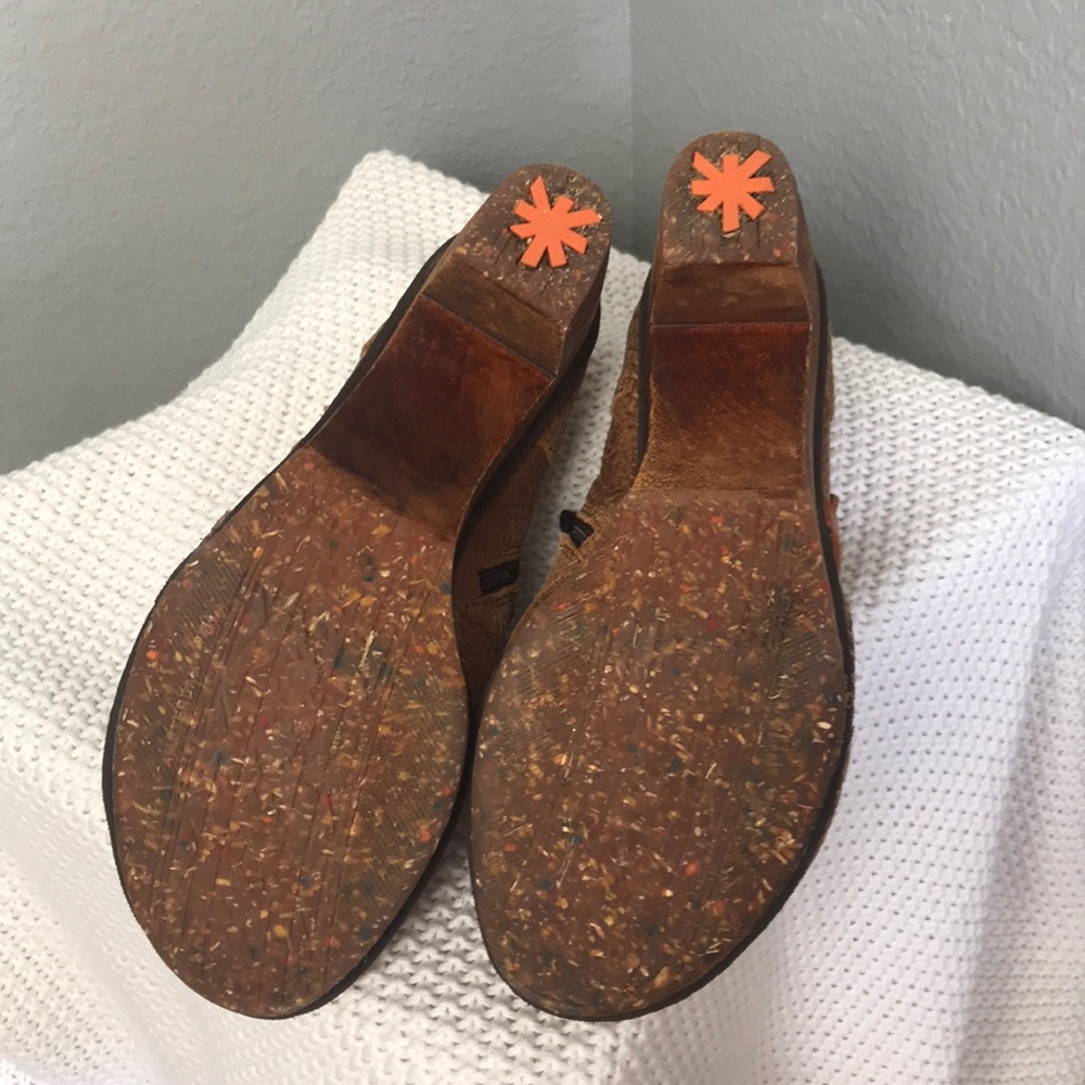 The Art company brown leather heeled shoes Size 41 - Picture 6 of 8